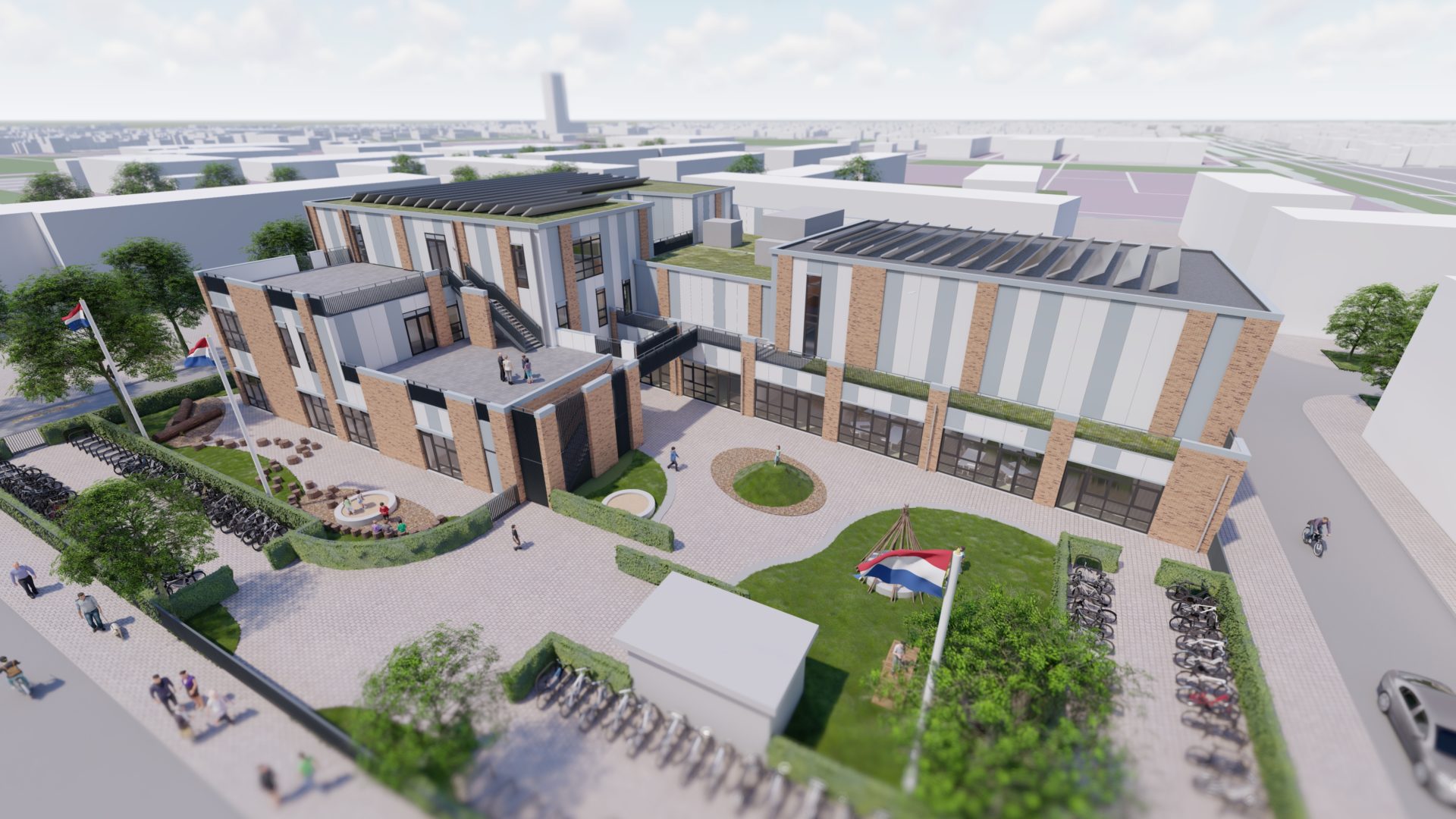 Nieuwbouw Integraal Kindcentrum Parkrijk te Rijswijk Multical
